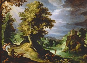 Landscape with a Deer Hunt