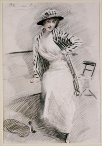 Madame Paris Seated on a Banquette