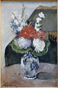 Bouquet in a Vase of Delft