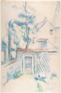 Entrance to a Garden by Paul Cézanne