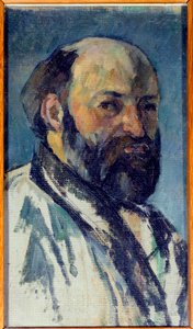 Self Portrait by Paul Cezanne (1839-1906) 1877