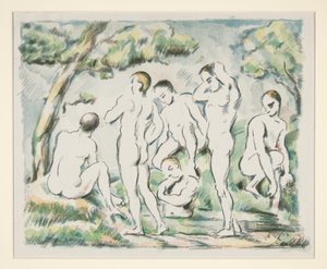 The Bathers (small version) by Paul Cézanne