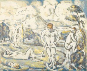 The bathers by Paul Cézanne