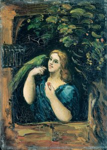 Woman with a Parrot