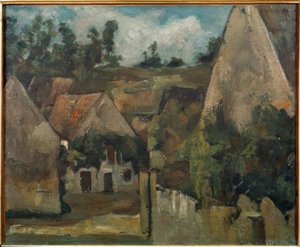 Intersection of Rue Rémy in Auvers