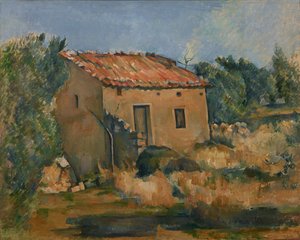 Abandoned House near Aix-en-Provence by Paul Cézanne