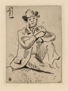Guillaumin with the Hanged Man by Paul Cézanne