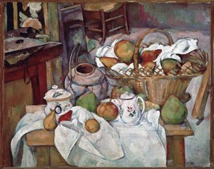 Kitchen Table or Still-Life with Basket
