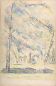 Landscape (recto), Sketch of rocks (verso)