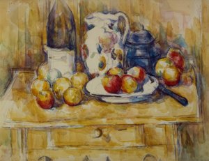 Still Life: Apples on a Sideboard