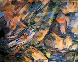Rocks near the caves above Chateau Noir (detail)