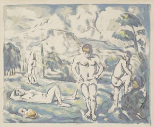 The Bathers: Large Plate