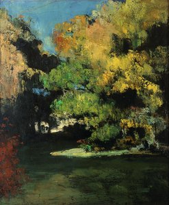 The Glade, c.1867 by Paul Cézanne