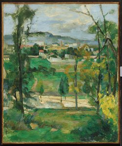Village behind Trees, Île-de-France
