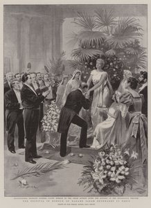 The Festival in Honour of Madame Sarah Bernhardt in Paris by Paul Destez