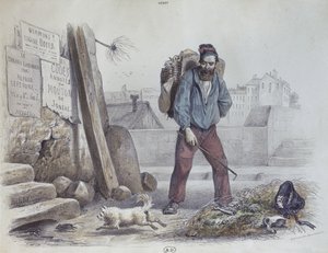 Starved man during the Paris Commune by Paul Edmond Henry