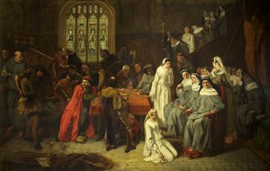 The Visitation and Surrender of Syon Nunnery by Paul Falconer Poole