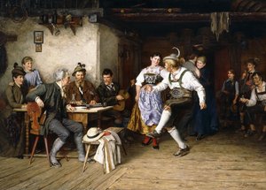 Interior of a Weinstube by Paul Felgentreff