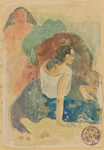 Words of the Devil (recto) by Paul Gauguin