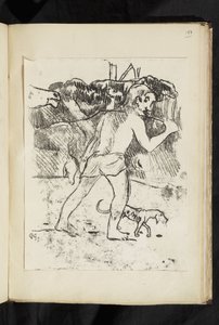 Before and After - Return from the Hunt by Paul Gauguin