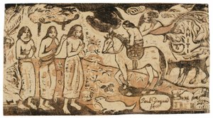 Change of Residence, from the Suite of Late Wood-Block Prints by Paul Gauguin