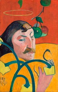 Self-Portrait with Halo by Paul Gauguin