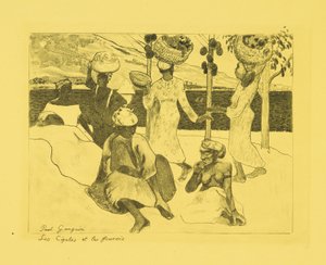 Grasshoppers and Ants: A Souvenir of Martinique by Paul Gauguin