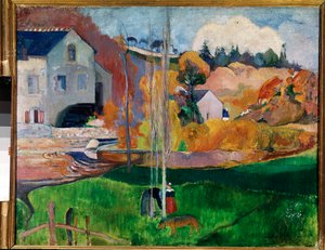 Landscape in Brittany, the Mill David