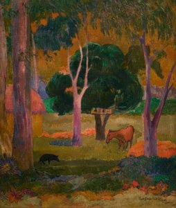 Landscape with Pig and Horse