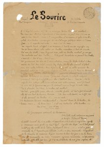 The Smile: Serious Journal, Oct. 13, 1899 by Paul Gauguin