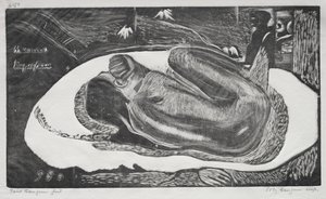 Noa Noa: Manao Tupapau (Watched by the Spirits of the Dead) by Paul Gauguin
