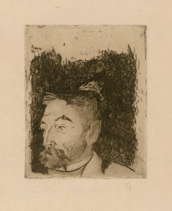 Portrait of Stéphane Mallarmé by Paul Gauguin