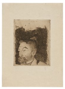 Portrait of Stéphane Mallarmé by Paul Gauguin