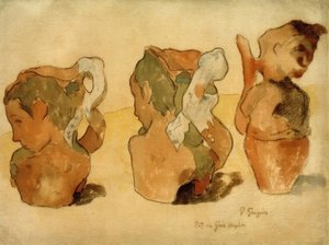 Stoneware Pots by Paul Gauguin