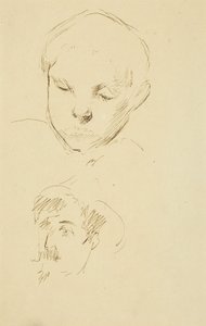 Profile of a Boy and Self-Portrait