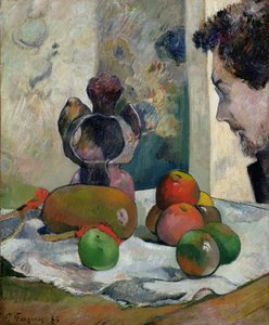 Still Life with Profile of Laval by Paul Gauguin