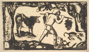 Tahitian Carrying Bananas by Paul Gauguin
