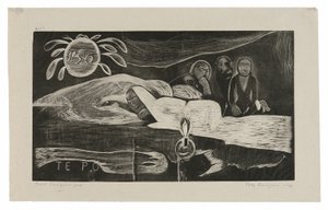 Te po (The Night), from the Noa Noa Suite by Paul Gauguin