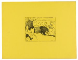 The Laundresses, from the Volpini Suite by Paul Gauguin