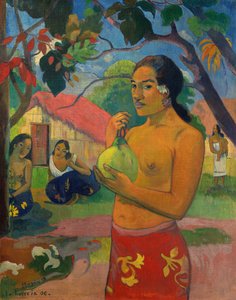 Where Are You Going?, or Woman Holding a Fruit