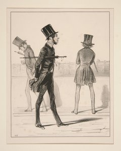 (To the First Gentleman) "Wait for Me Tonight..." by Paul Gavarni