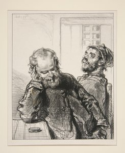 In Prison by Paul Gavarni
