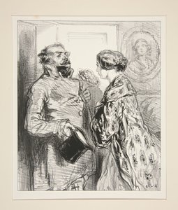The Bouquet by Paul Gavarni