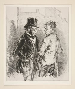 (PORTER AND TENANT.) by Paul Gavarni