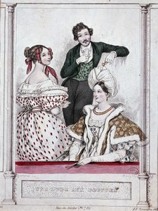 A lodge with bouffles, circa 1835