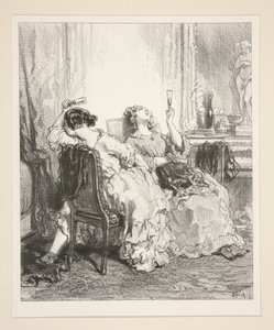 Ah! Madame Adolphe! Madame Adolphe... by Paul Gavarni