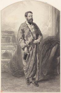 Alexander Gabriel Descamps by Paul Gavarni