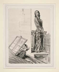 A Good Reputation is Better than a Golden Balcony by Paul Gavarni