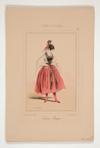 Basque Costume by Paul Gavarni