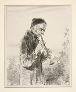Clarinet. by Paul Gavarni